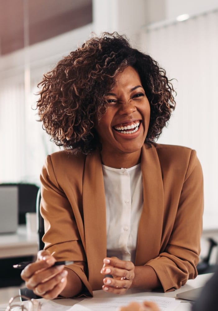 Business woman in meeting